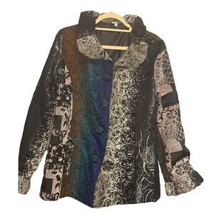 LINDI Silk Jacket Women's Size L